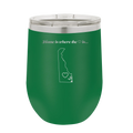 Delaware Heart Wine Cup | Green