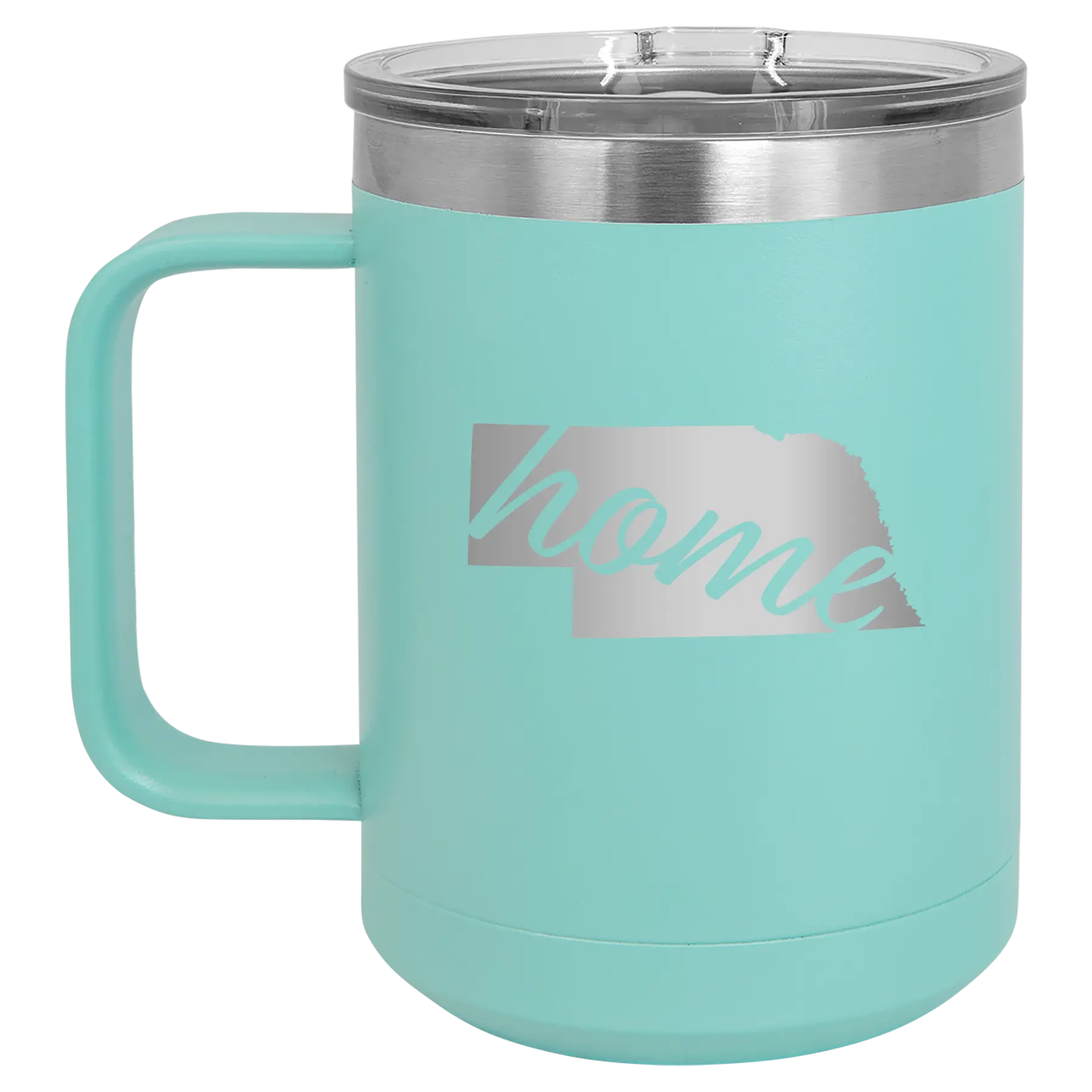 Nebraska Home 15 oz Mug | Teal
