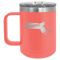 Massachusetts Home 15 oz Mug | Coral
