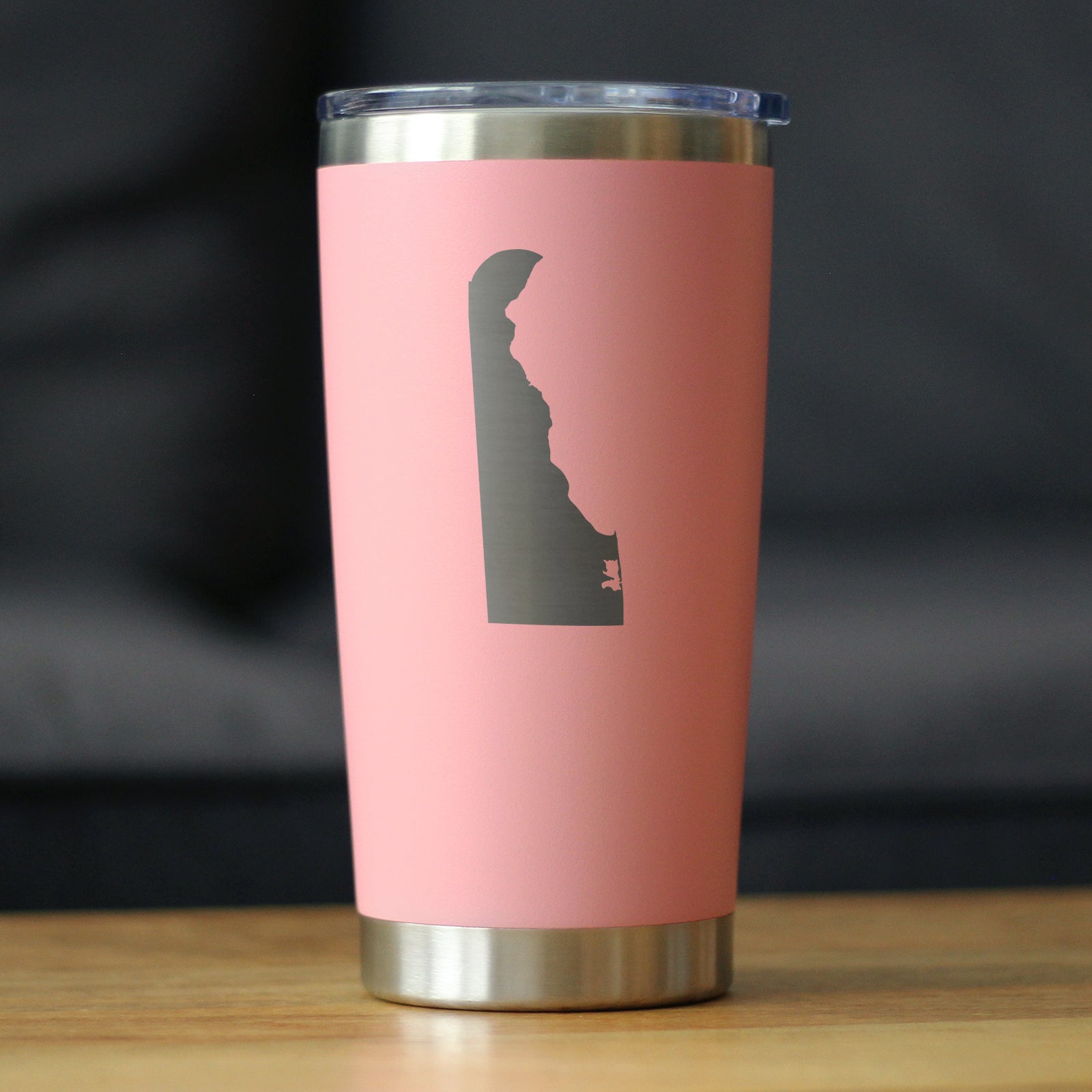 Delaware State Outline - 20 oz Coffee Tumbler