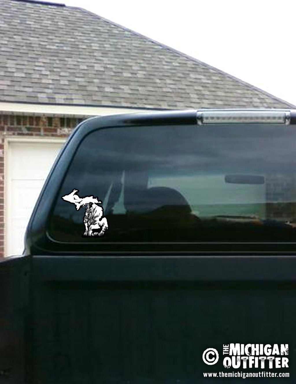 Deer in the Woods - 4" Michigan Sticker