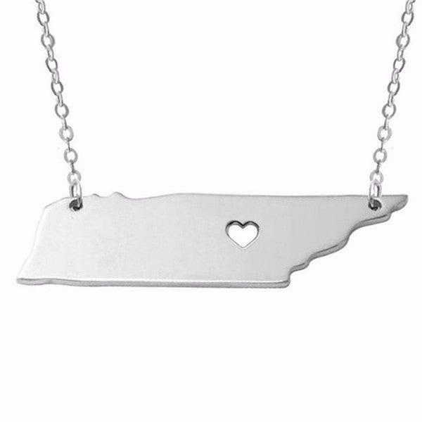 Tennessee State Necklace