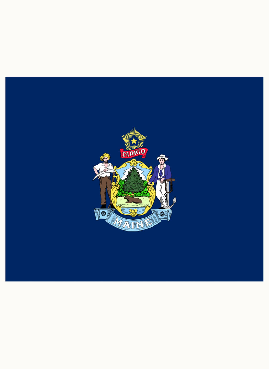 Maine State Flag T-Shirt