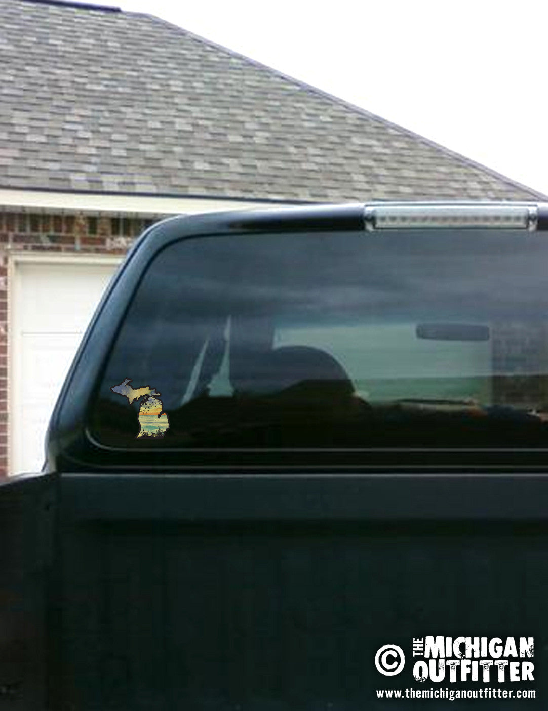 Sunset Birds - 4" Michigan Sticker