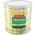 Oklahoma State 70 Piece Magnetic Jigsaw Puzzle Geotoys