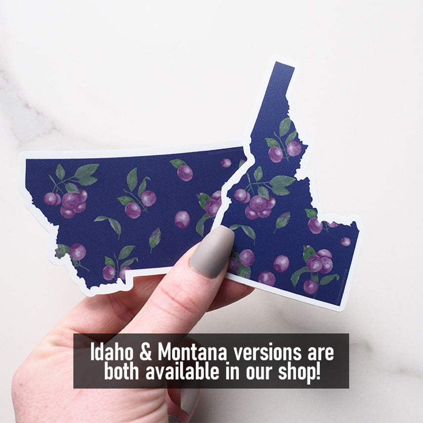 Huckleberry Idaho Sticker