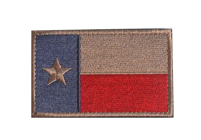 Embroidered Texas Flag - Subdued
