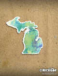 Michigan Magnet - Watercolor