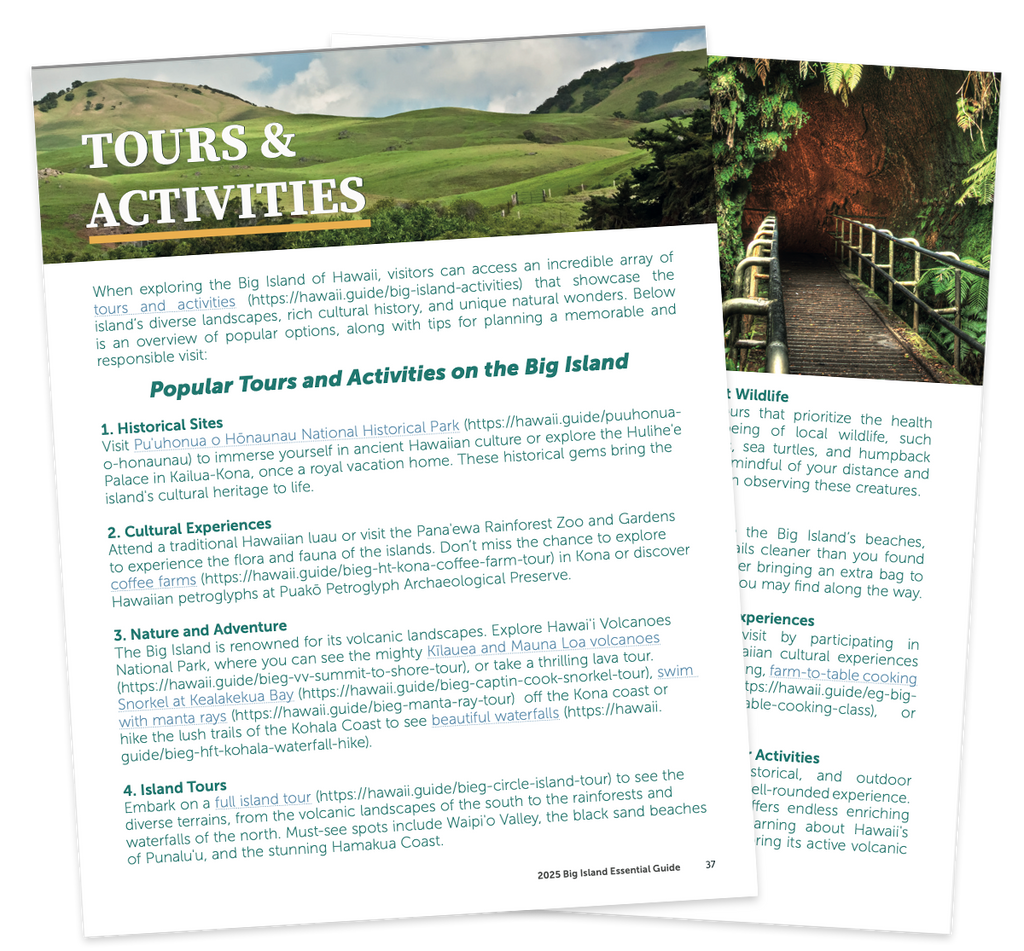 2026 Big Island of Hawaii Essential Visitor Guide