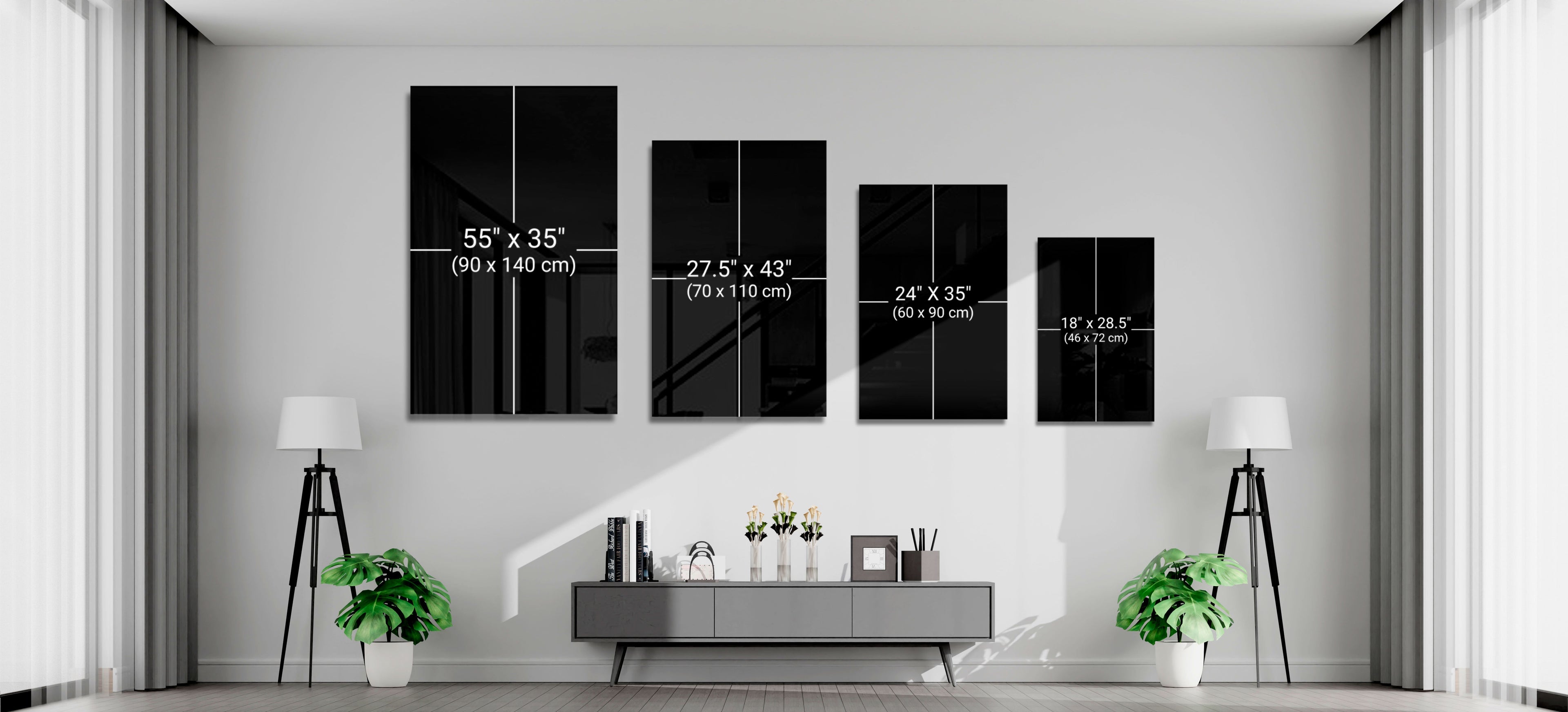 New York Glass Wall Art