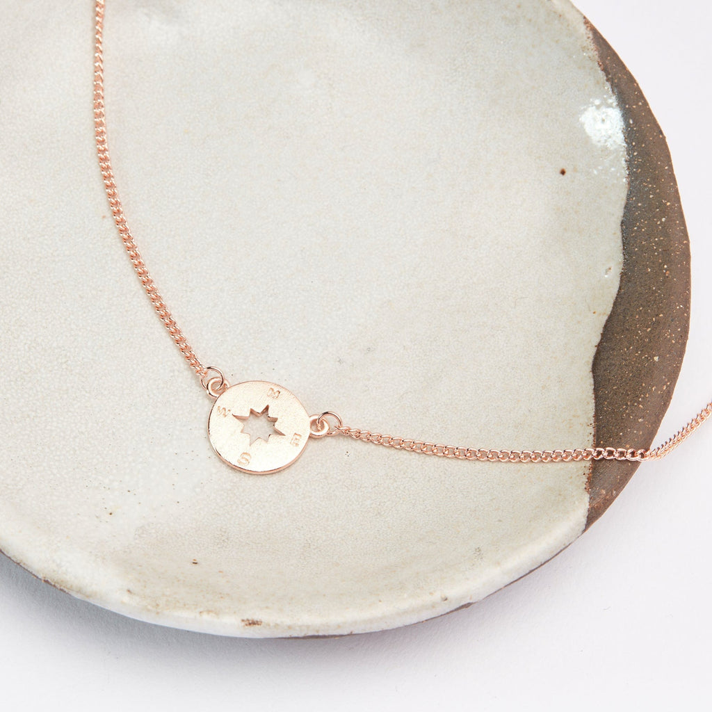 Georgia Compass Pendant Necklace
