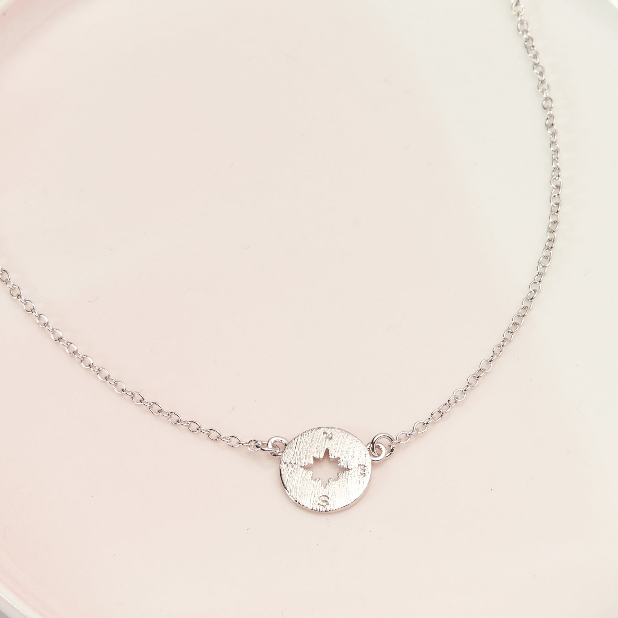Georgia Compass Pendant Necklace