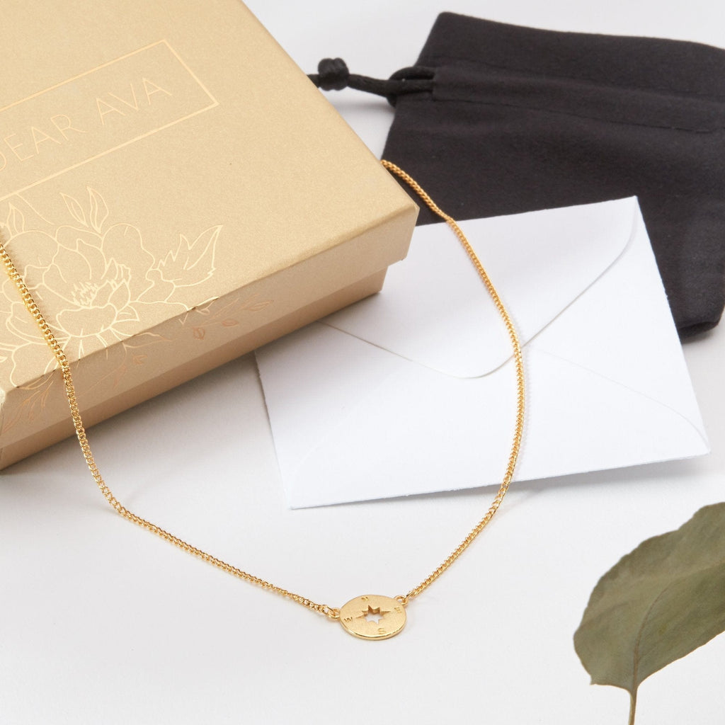 Georgia Compass Pendant Necklace