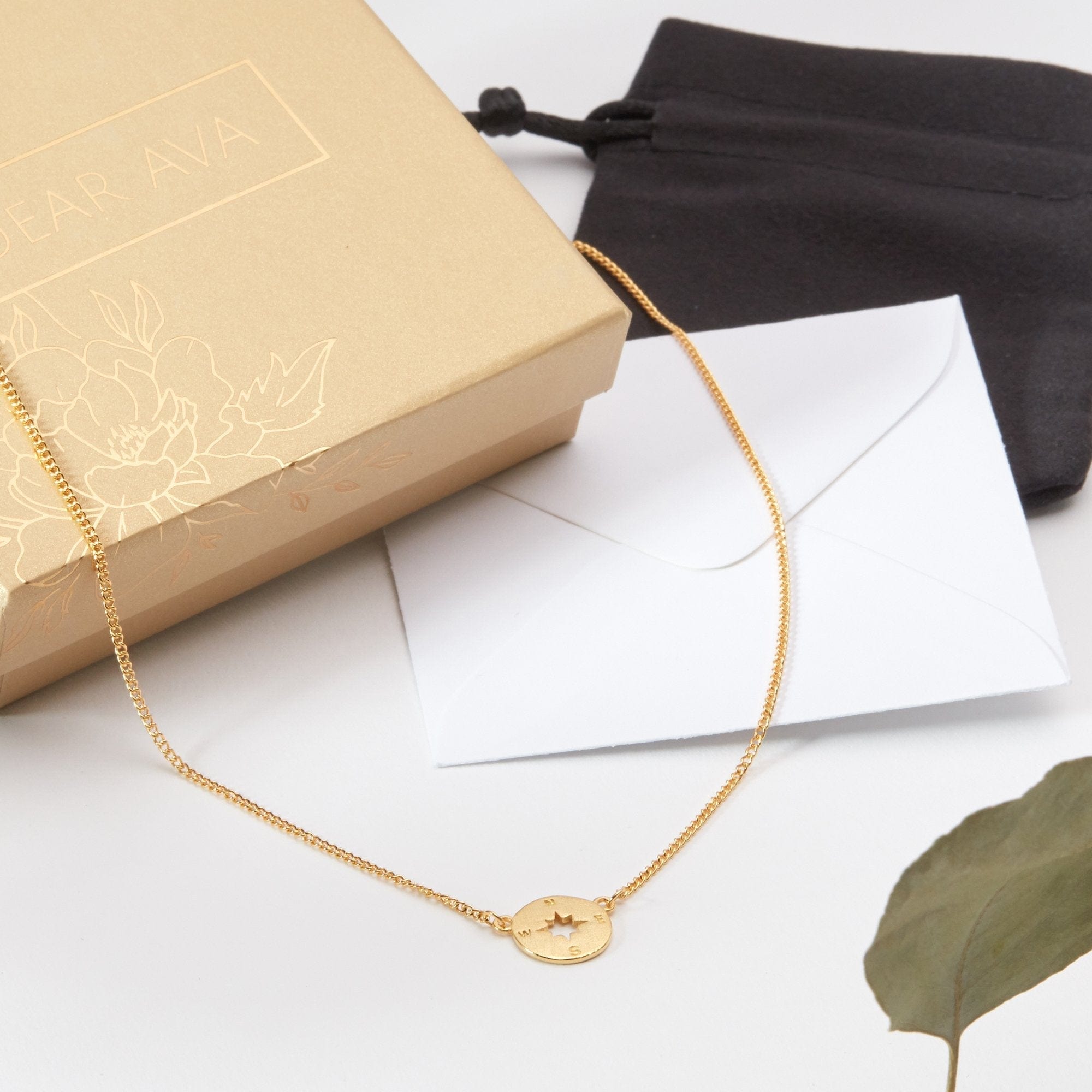 Georgia Compass Pendant Necklace