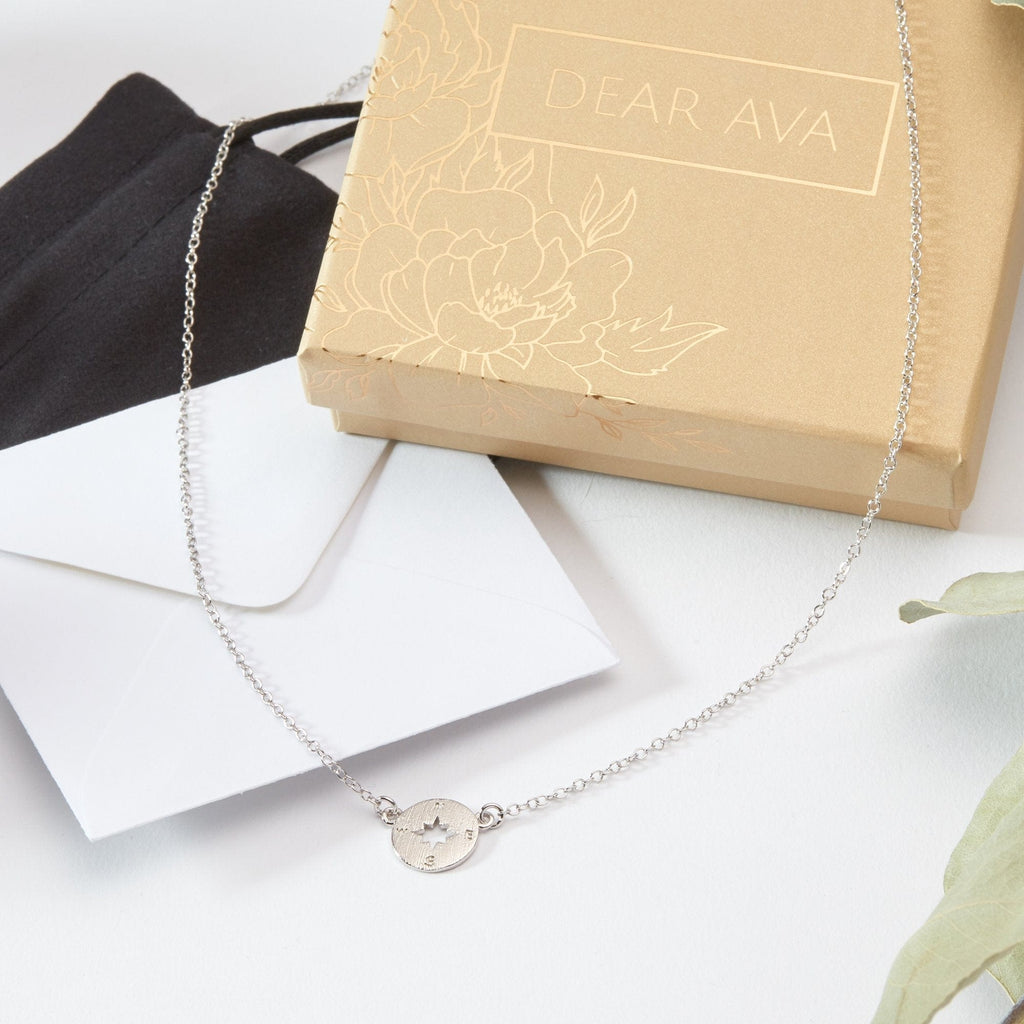 Georgia Compass Pendant Necklace