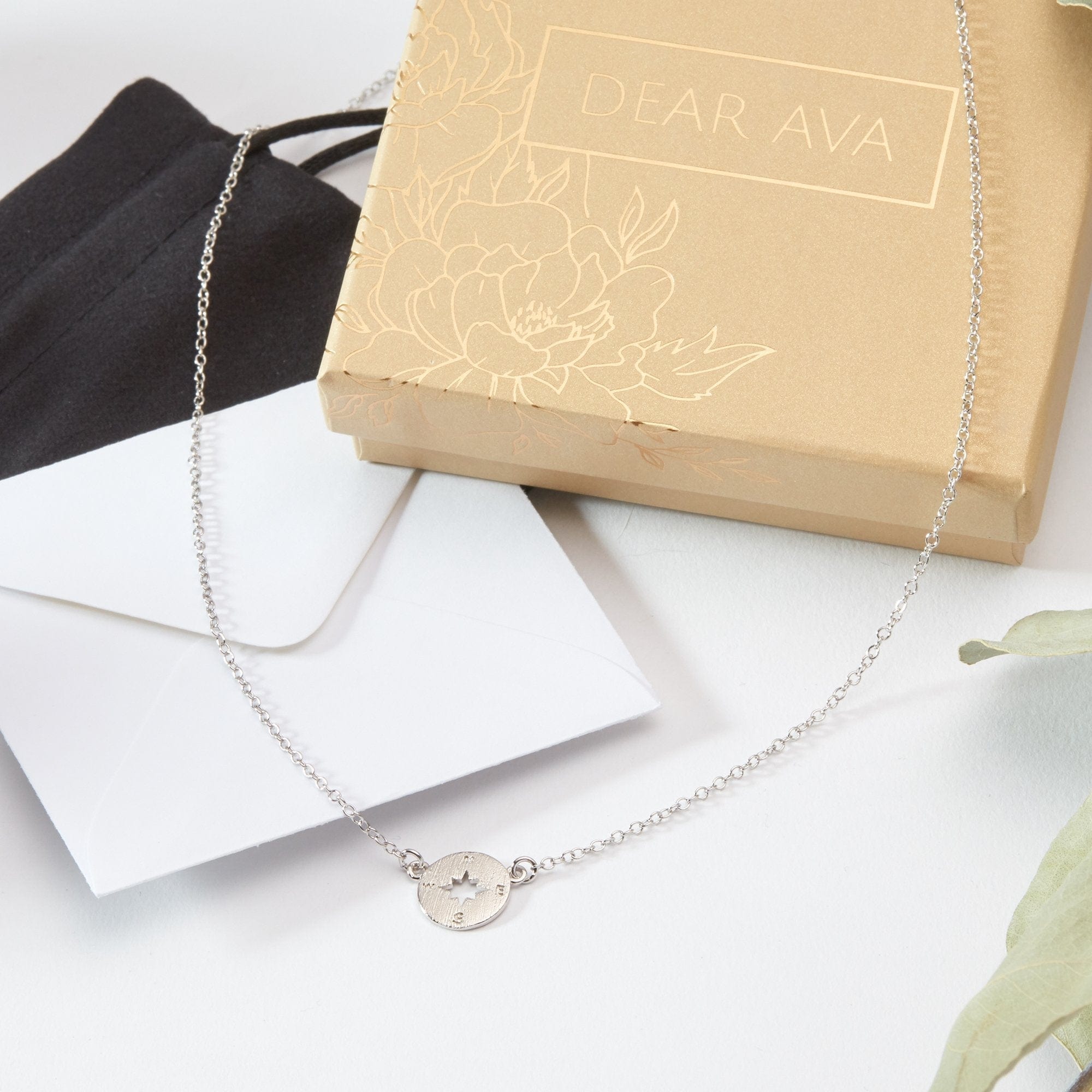 Georgia Compass Pendant Necklace
