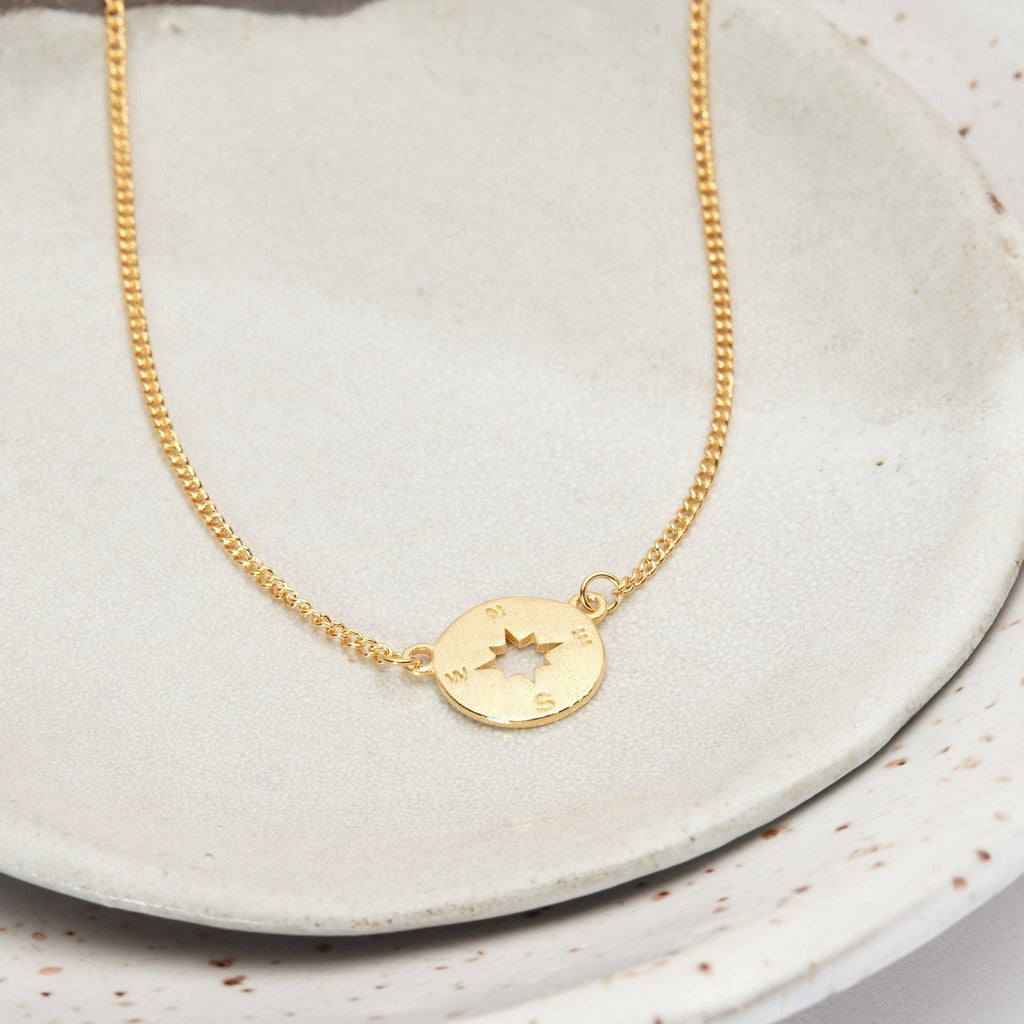Georgia Compass Pendant Necklace