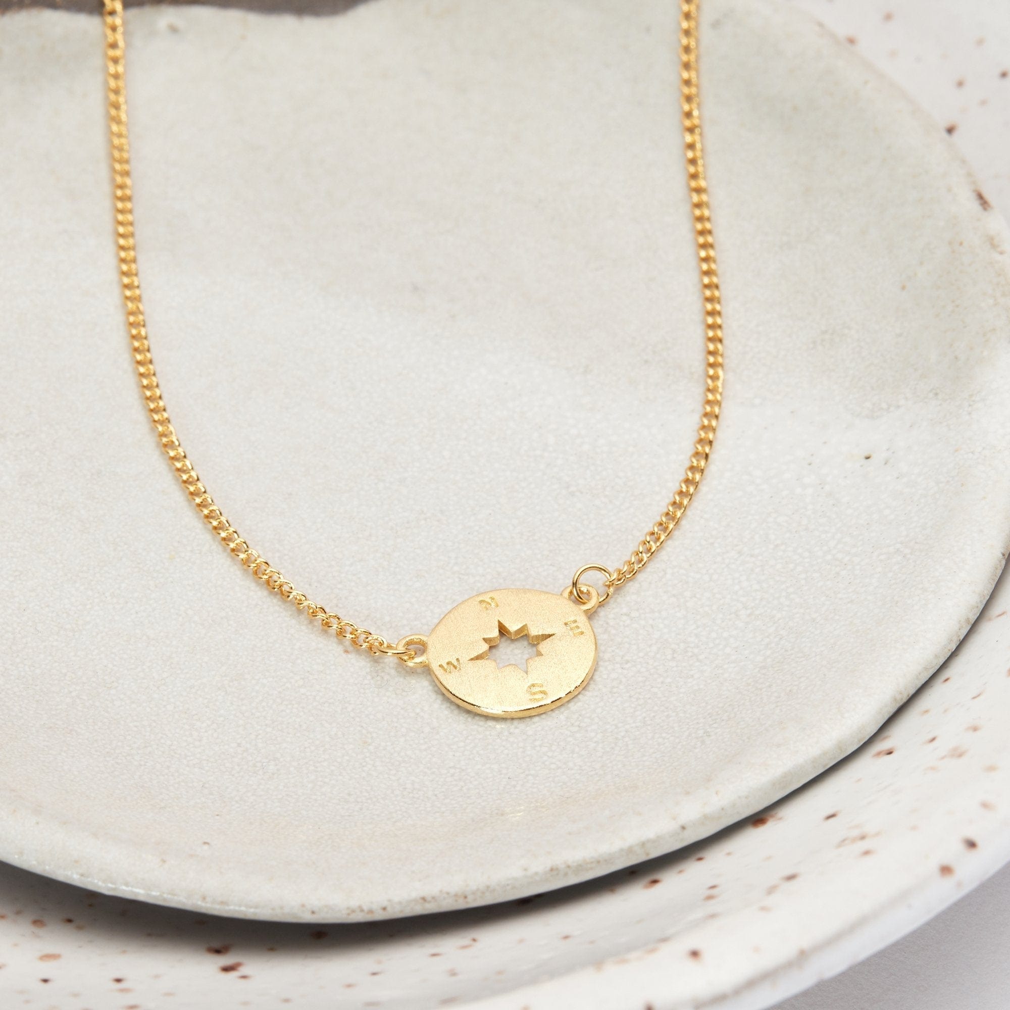 Georgia Compass Pendant Necklace