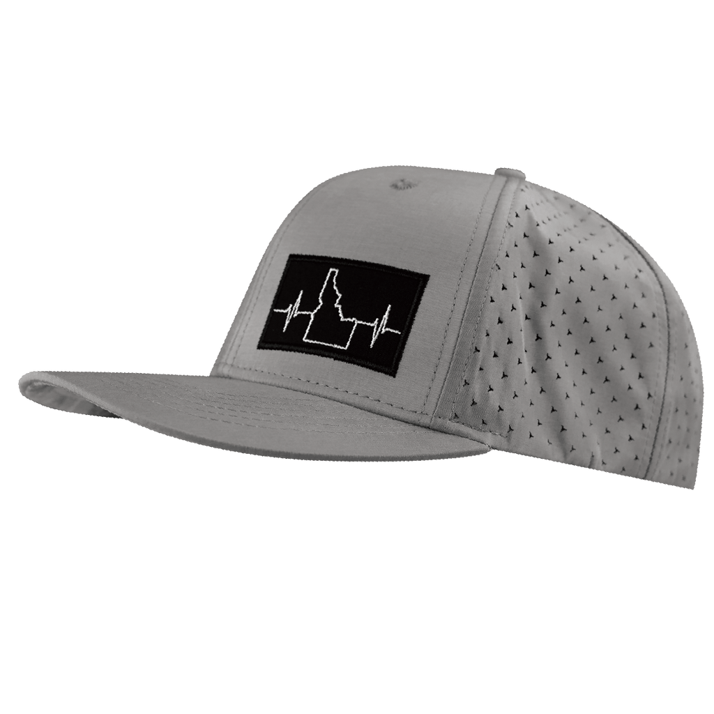 Idaho Hat - Baseball Hat Fit - Gray - Laser Mesh