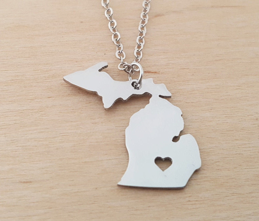 Michigan State Necklace