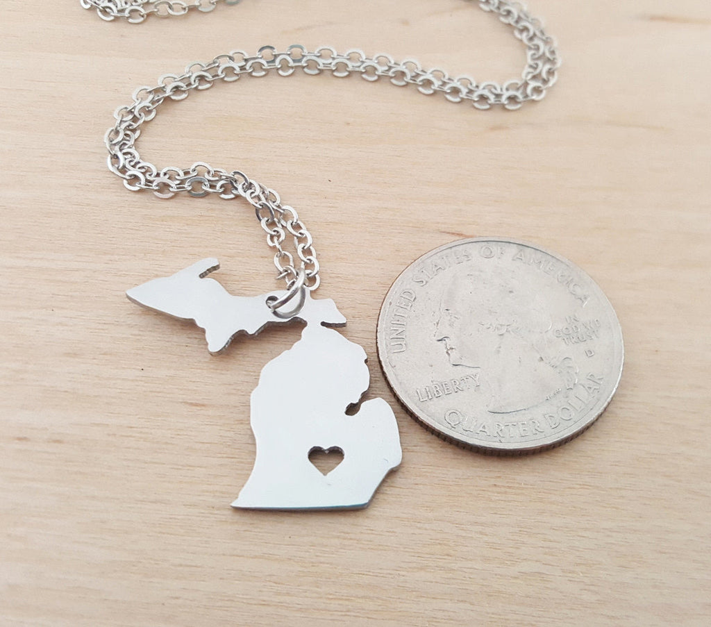 Michigan State Necklace
