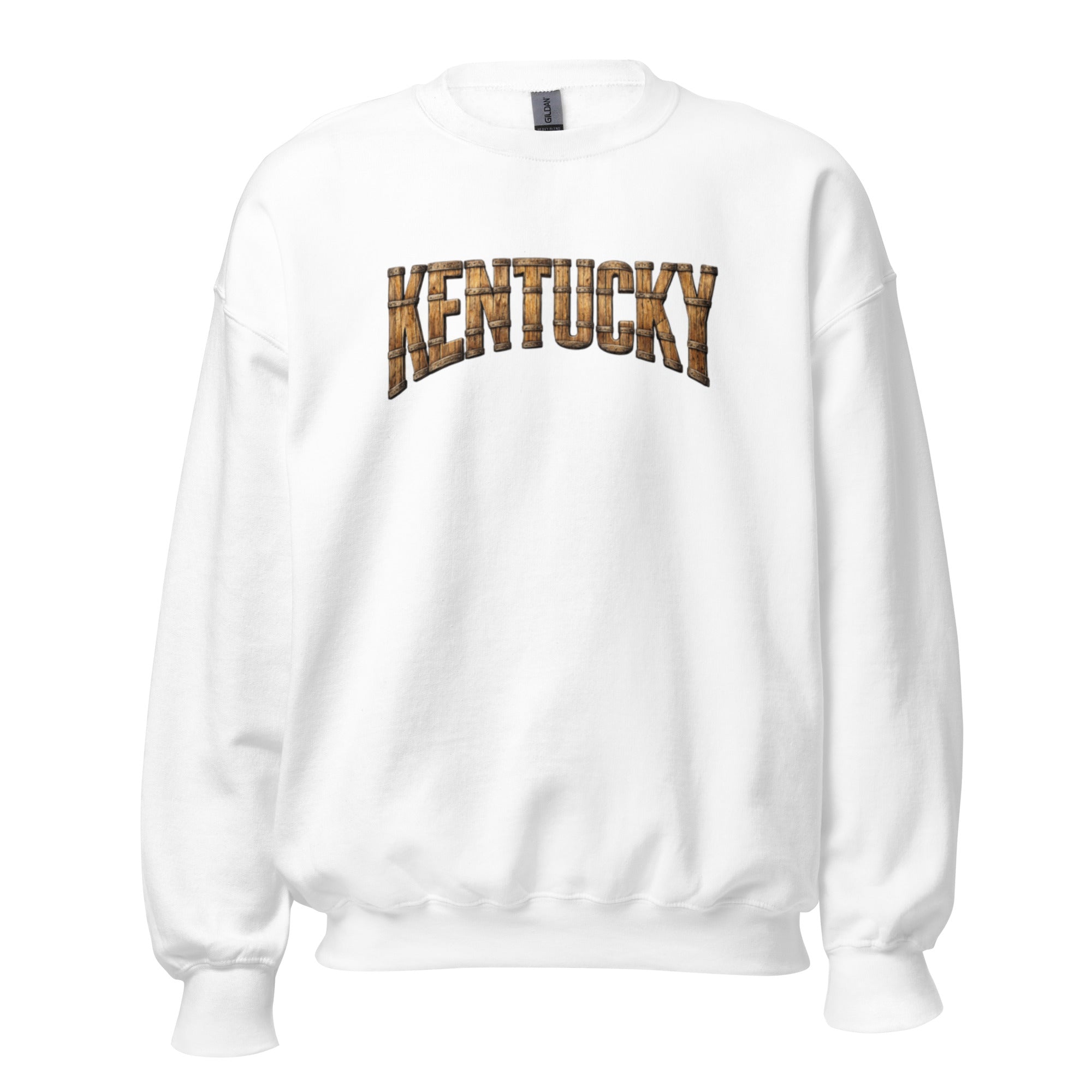Kentucky Bourbon Sweatshirt | Barrel Text Design | Cozy Fit