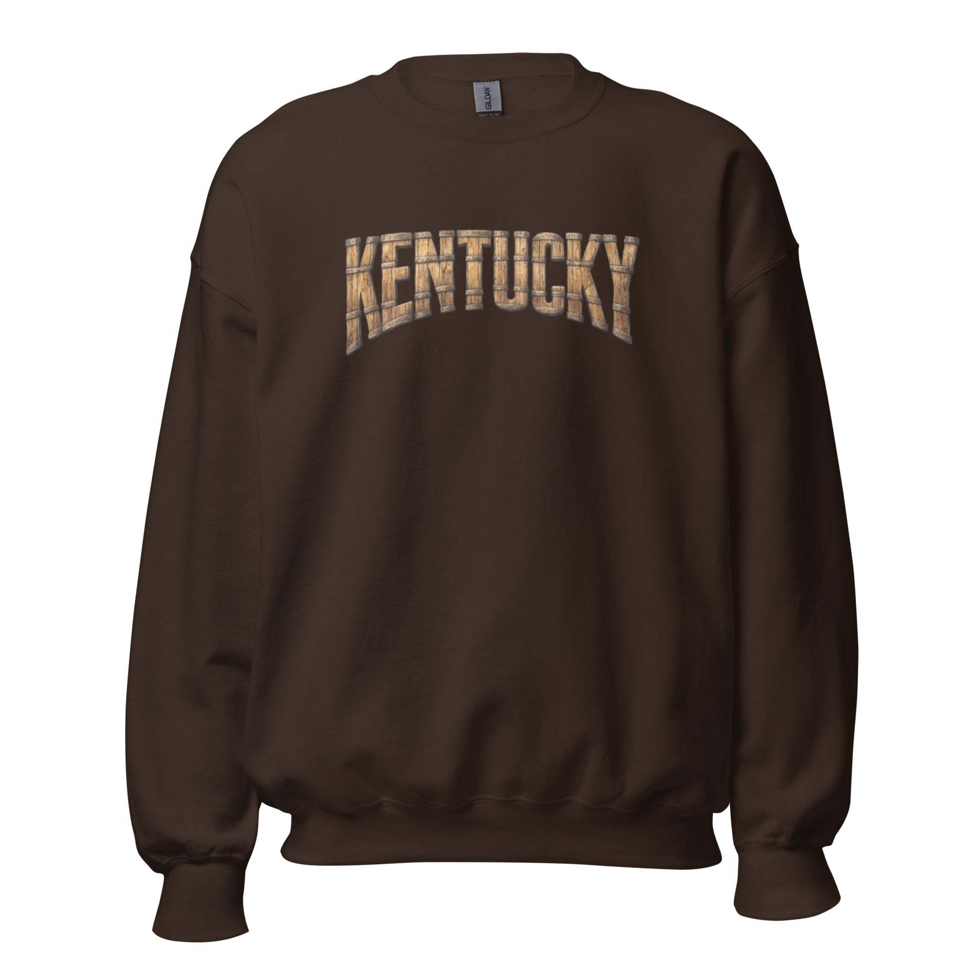 Kentucky Bourbon Sweatshirt | Barrel Text Design | Cozy Fit