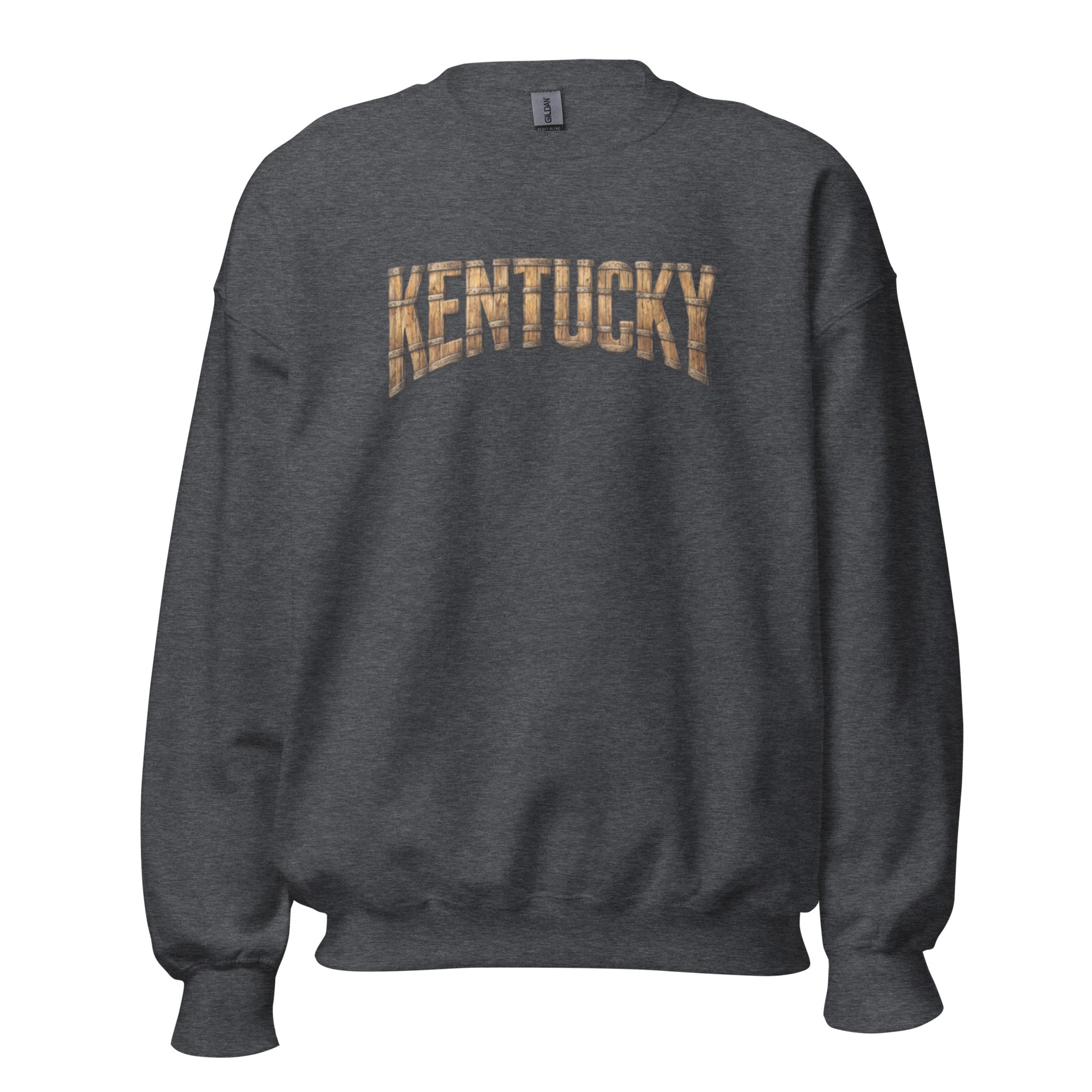 Kentucky Bourbon Sweatshirt | Barrel Text Design | Cozy Fit