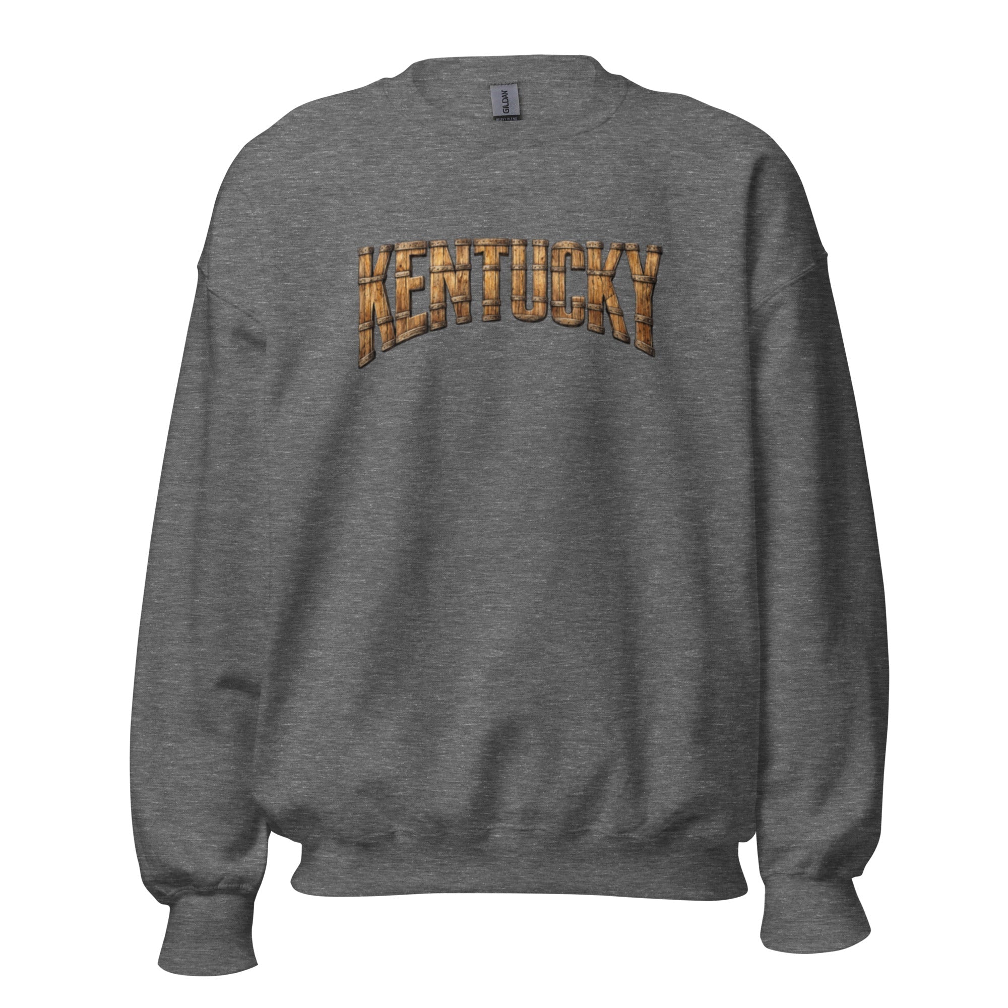 Kentucky Bourbon Sweatshirt | Barrel Text Design | Cozy Fit