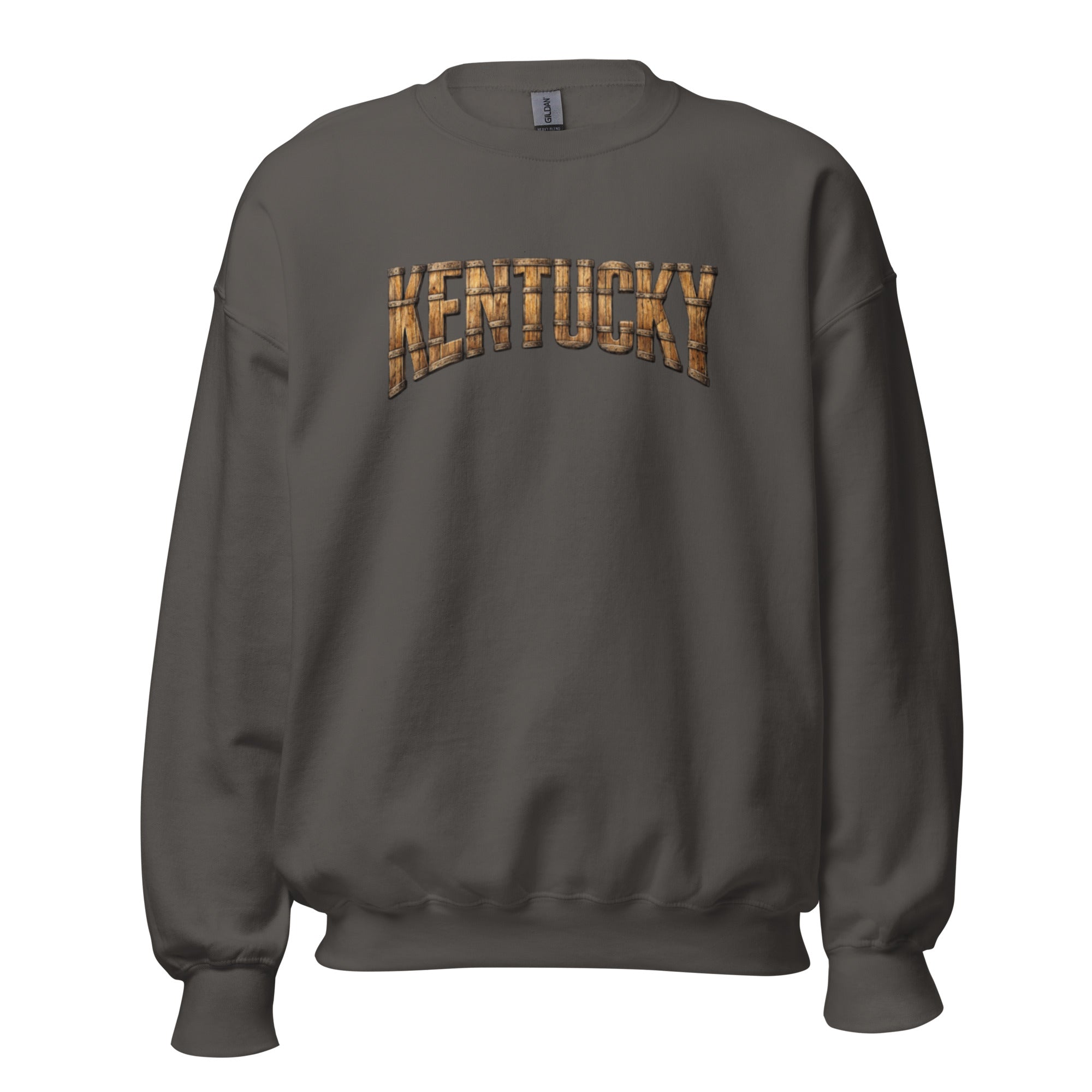 Kentucky Bourbon Sweatshirt | Barrel Text Design | Cozy Fit