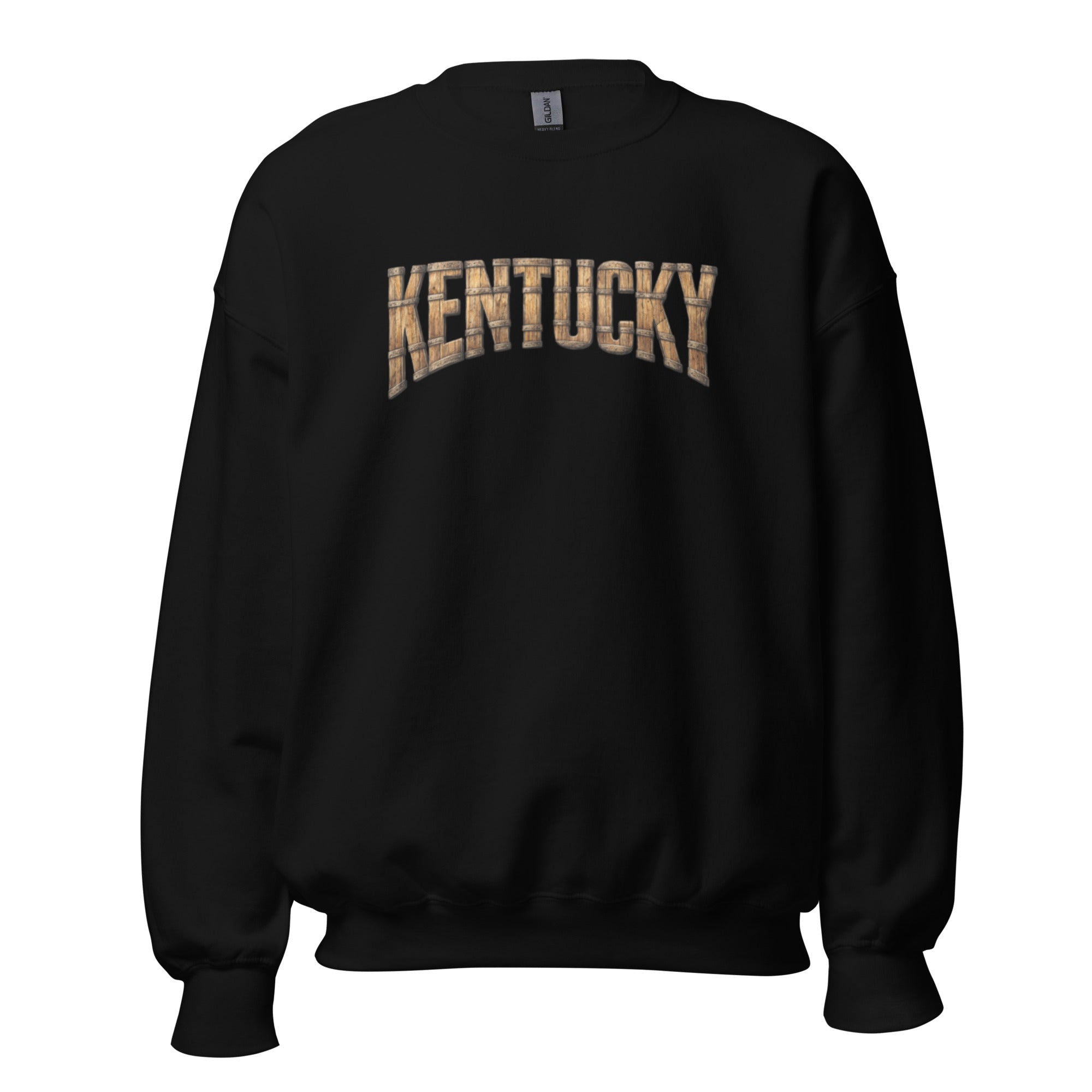 Kentucky Bourbon Sweatshirt | Barrel Text Design | Cozy Fit