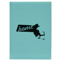 Massachusetts Home Leatherette Journal (large) | Teal