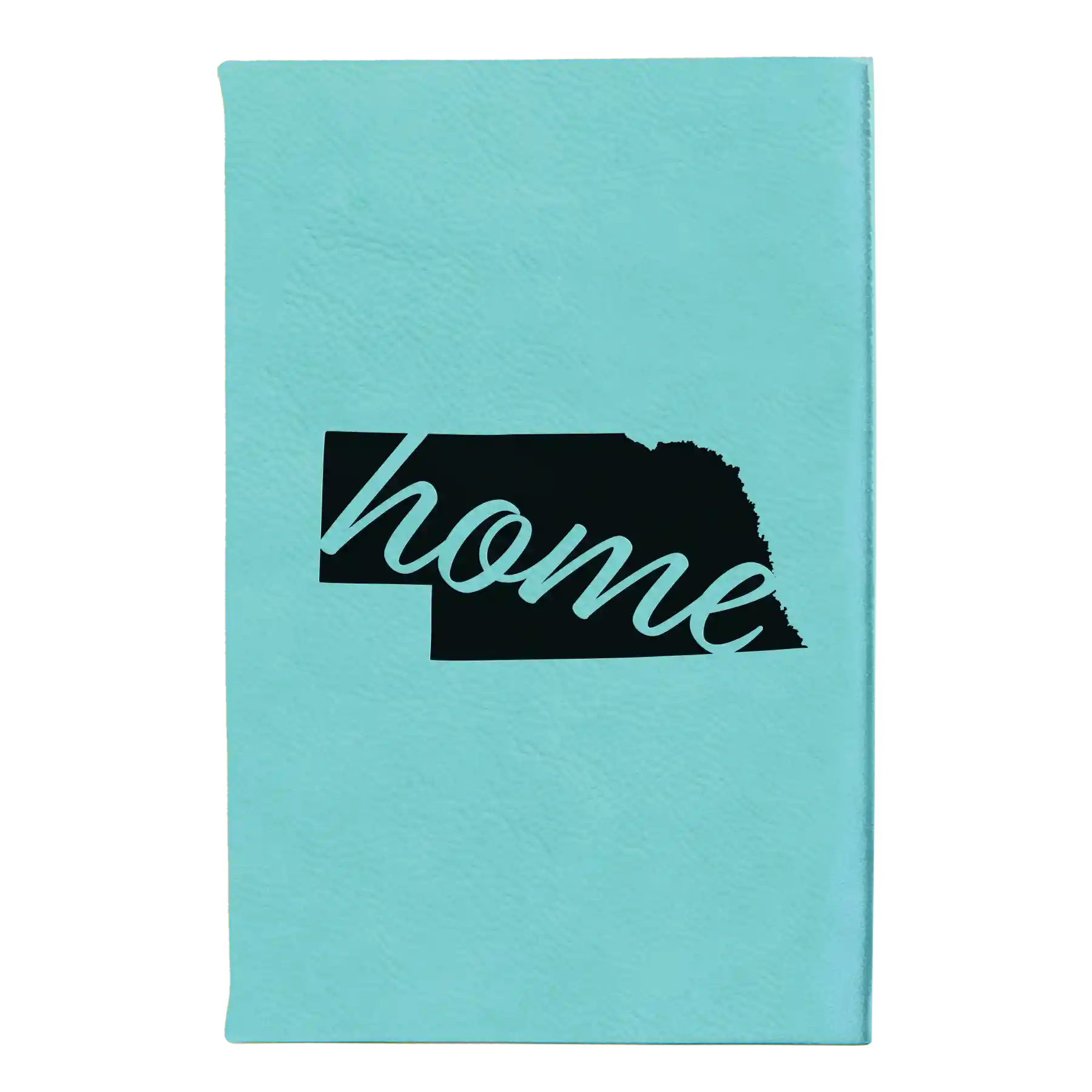 Nebraska Home Leatherette Journal (small) | Teal