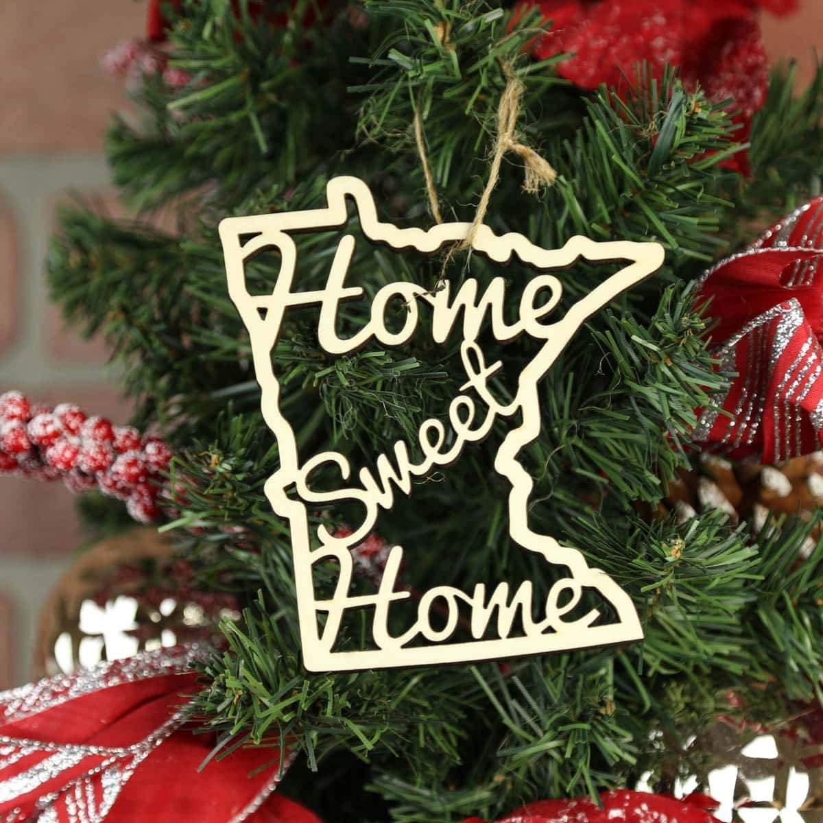 Minnesota Home Sweet Home Ornaments