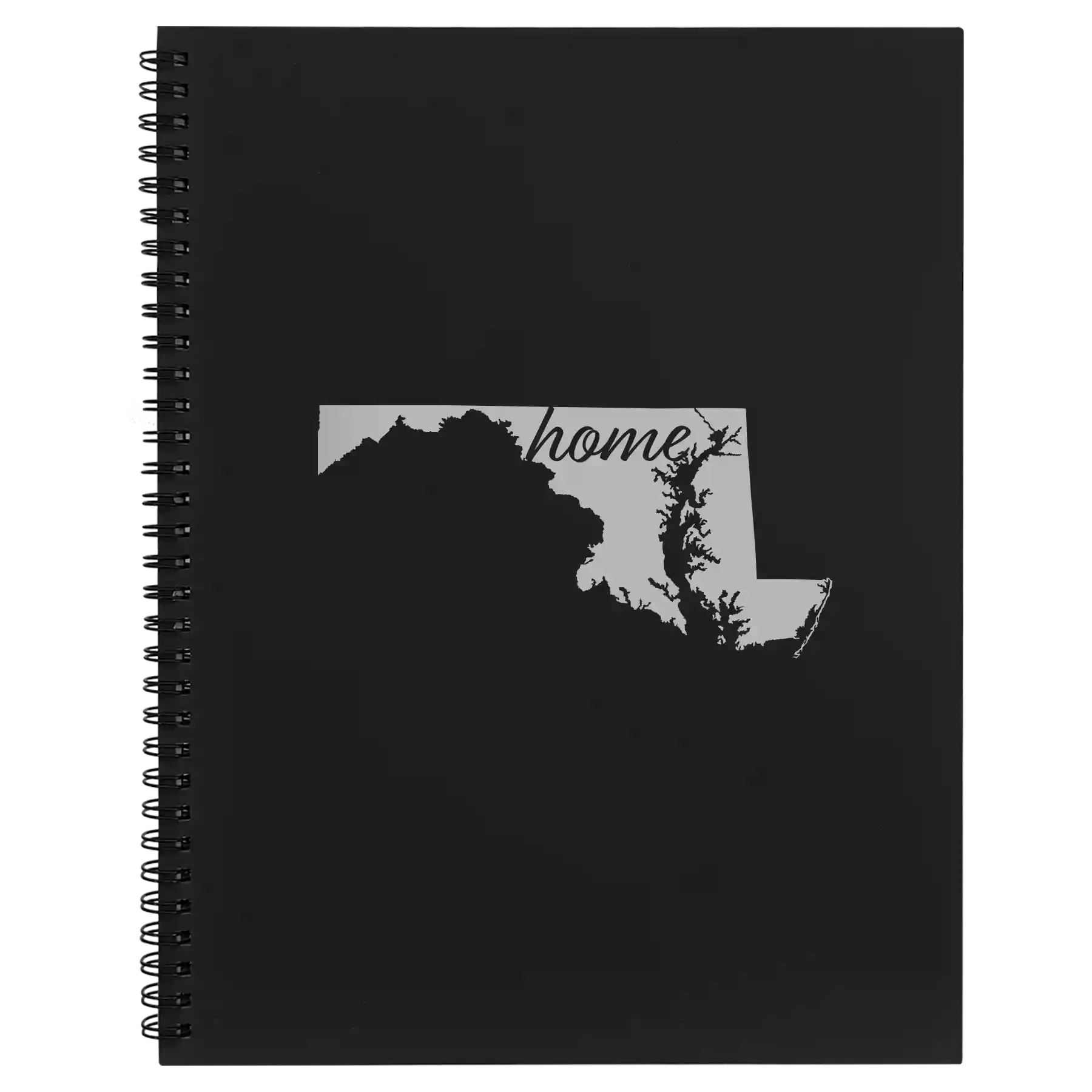 Maryland Home Spiral Notebook (large) | Black