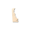 Unfinished Wood Delaware Shape - State - Craft - up to 46" DIY